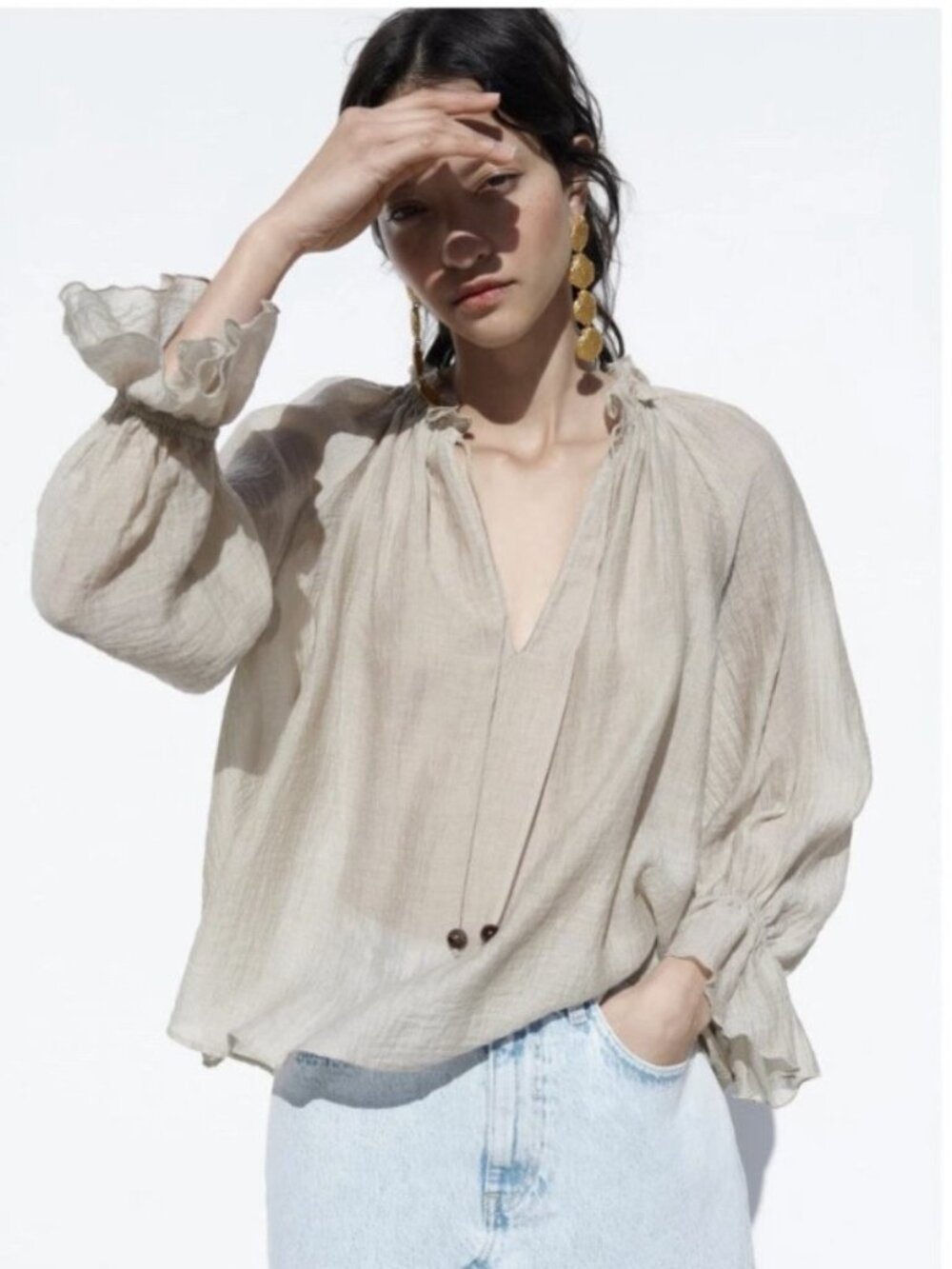 Zara Rustic Blouse